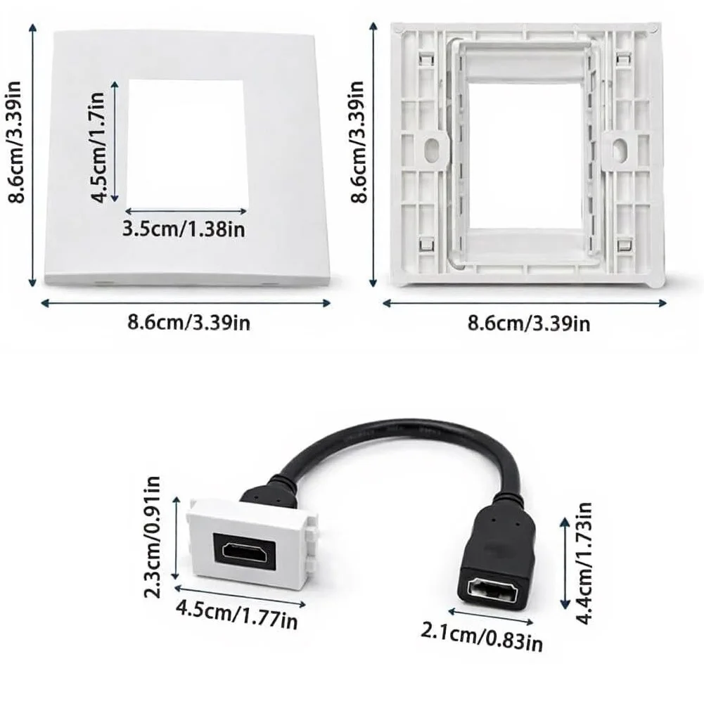Dual Port Wall Plate With Pigt - Home Cinema Setup review and price