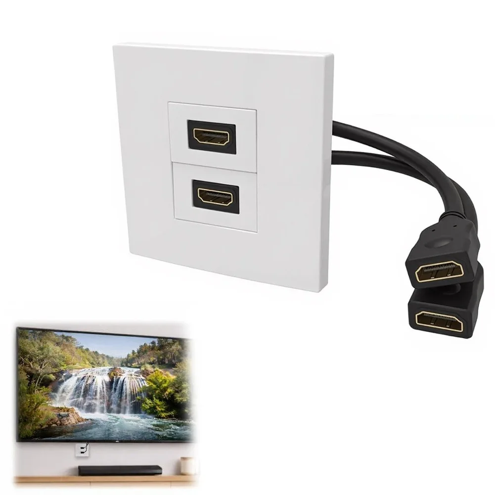 Dual Port Wall Plate With Pigt - Home Cinema Setup review and price