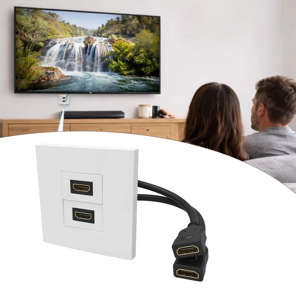 Dual Port Wall Plate With Pigt - Home Cinema Setup review and price