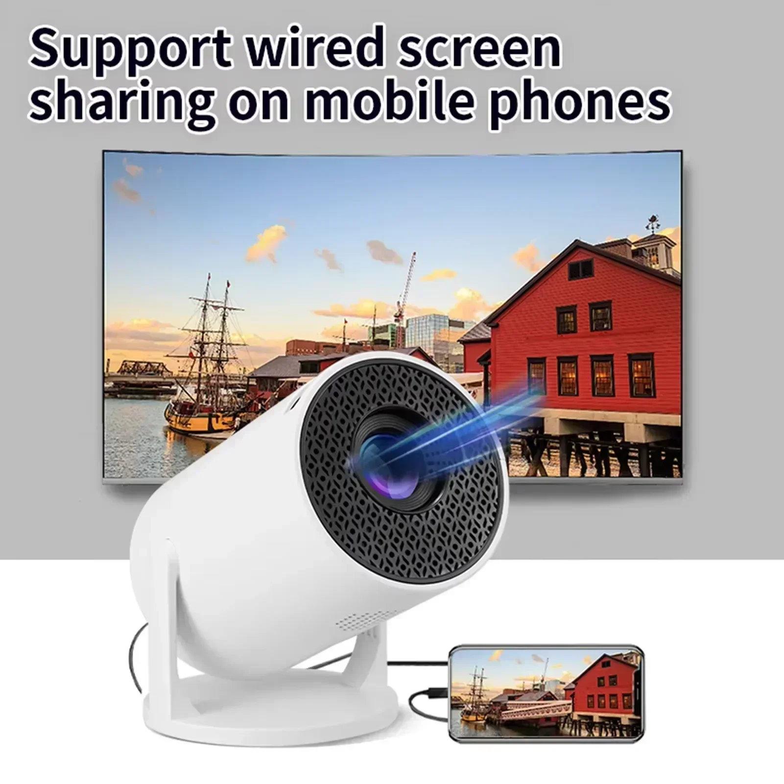 New SmartProjector Mini HY300  - Home Cinema Setup review and price