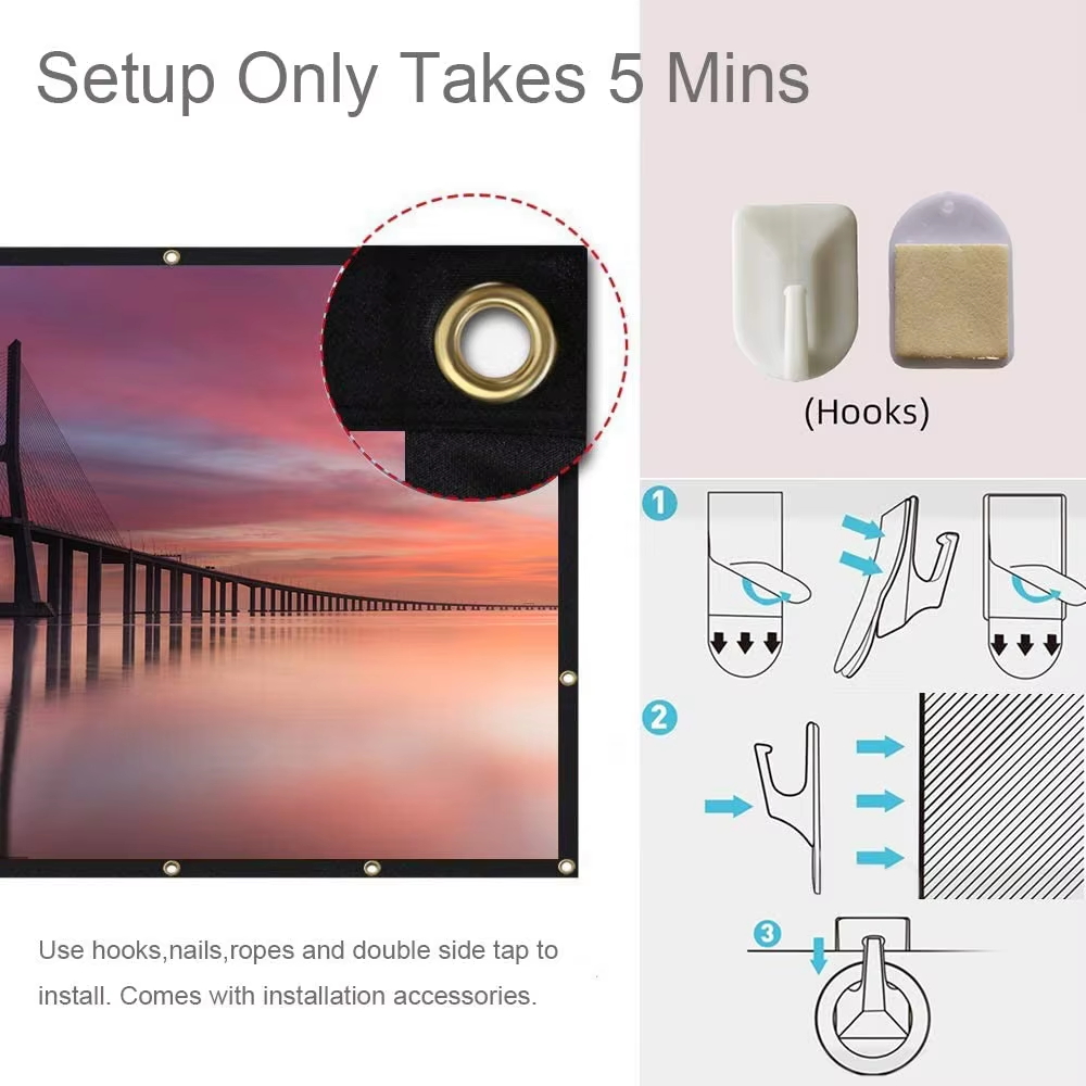LEJIADA 4K Soft Screen Dual Si - Home Cinema Setup review and price