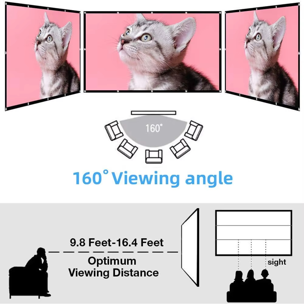 LEJIADA 4K Soft Screen Dual Si - Home Cinema Setup review and price