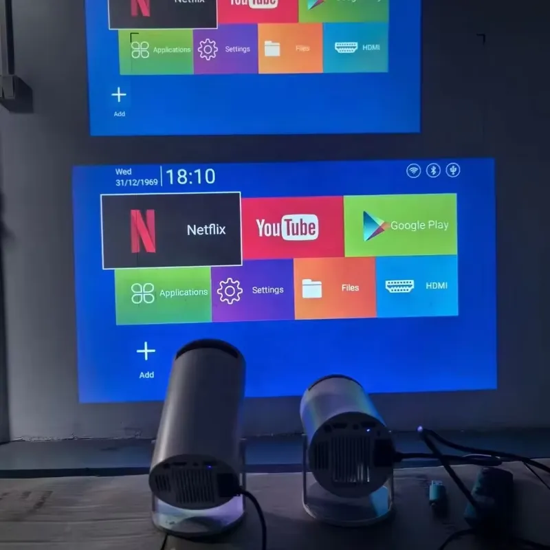 Latest HY300 Pro Smart Project - Home Cinema Projector review and price