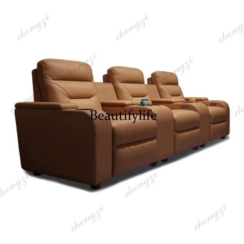 A49 Leather Sofa set With POWE - Home Cinema Recliners review and price
