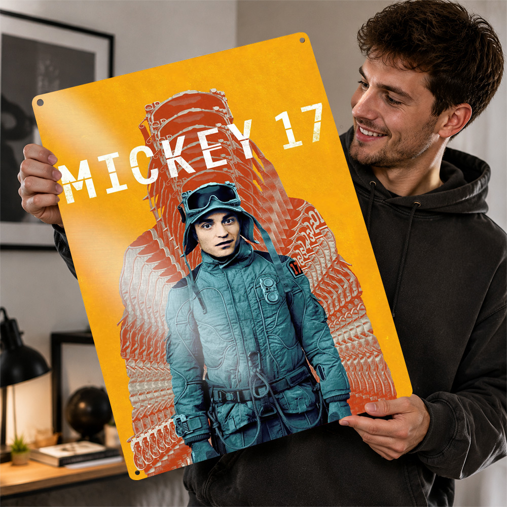 Mickey 17 Movie Metal Poster C - Home Cinema Films review and price