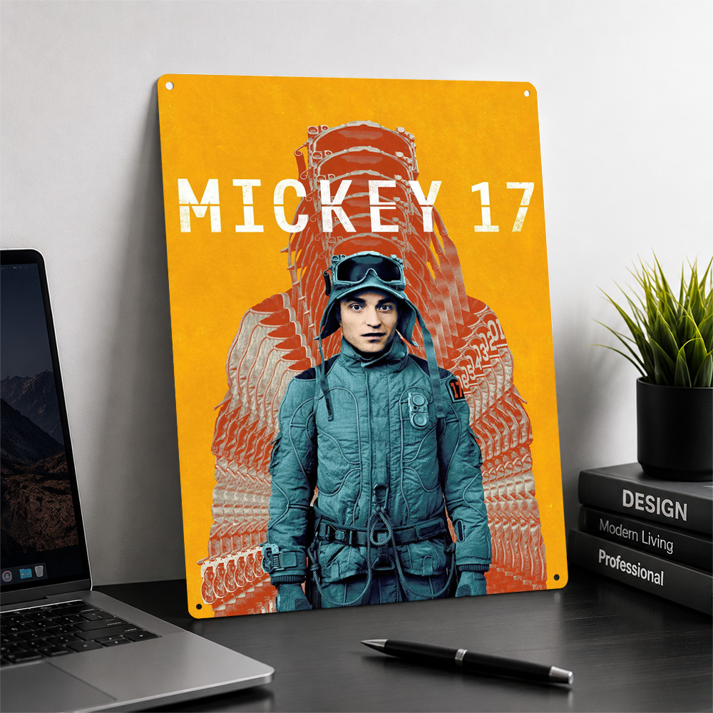 Mickey 17 Movie Metal Poster C - Home Cinema Films review and price