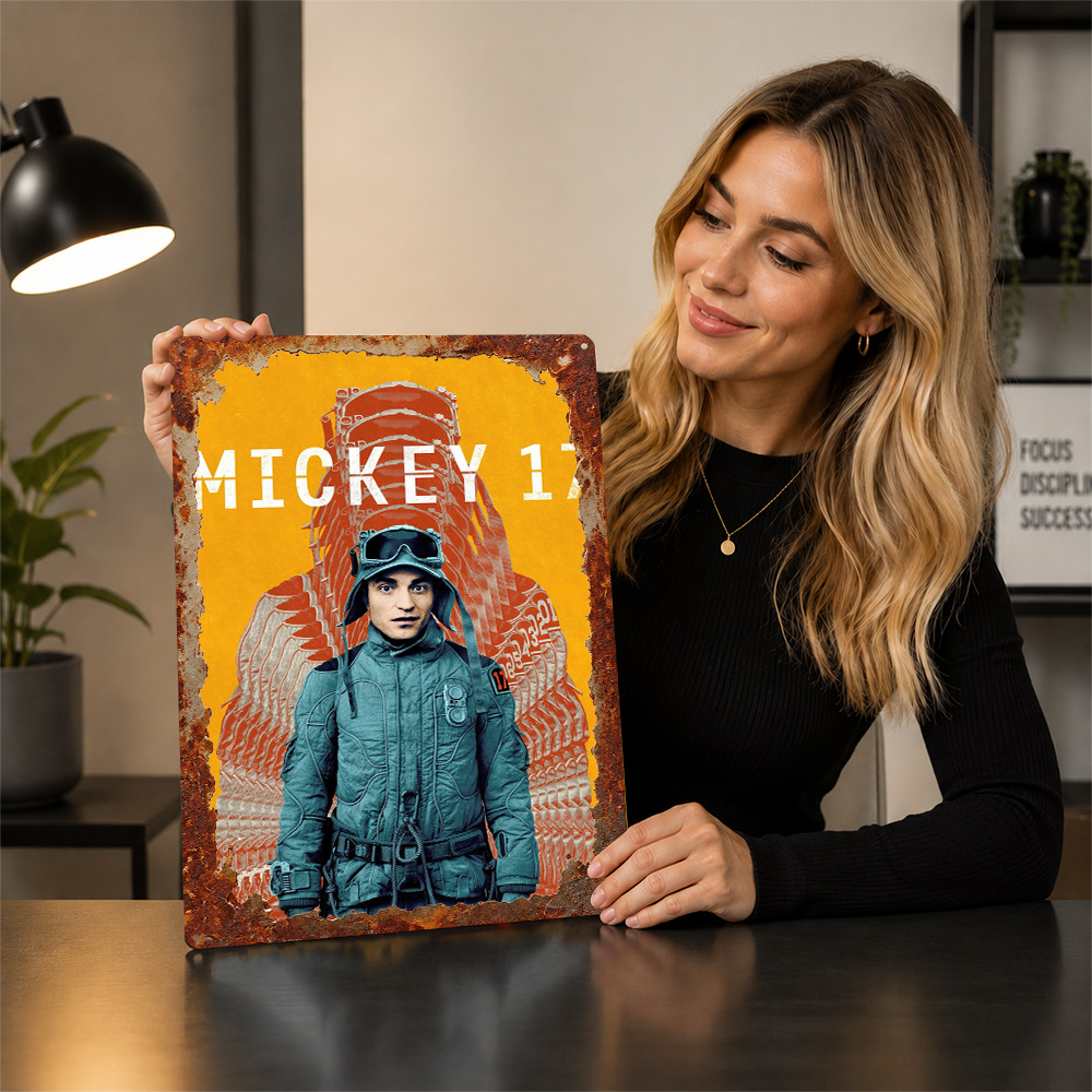 Mickey 17 Movie Metal Poster C - Home Cinema Films review and price