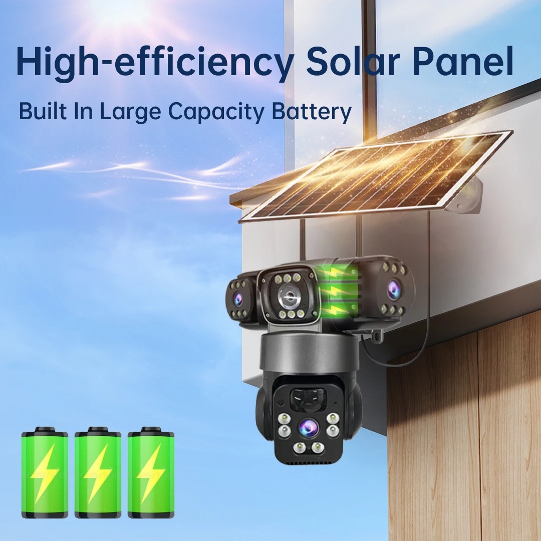 15MP V380 Pro Solar Camera Out - Home Cinema Wall Panels review and price
