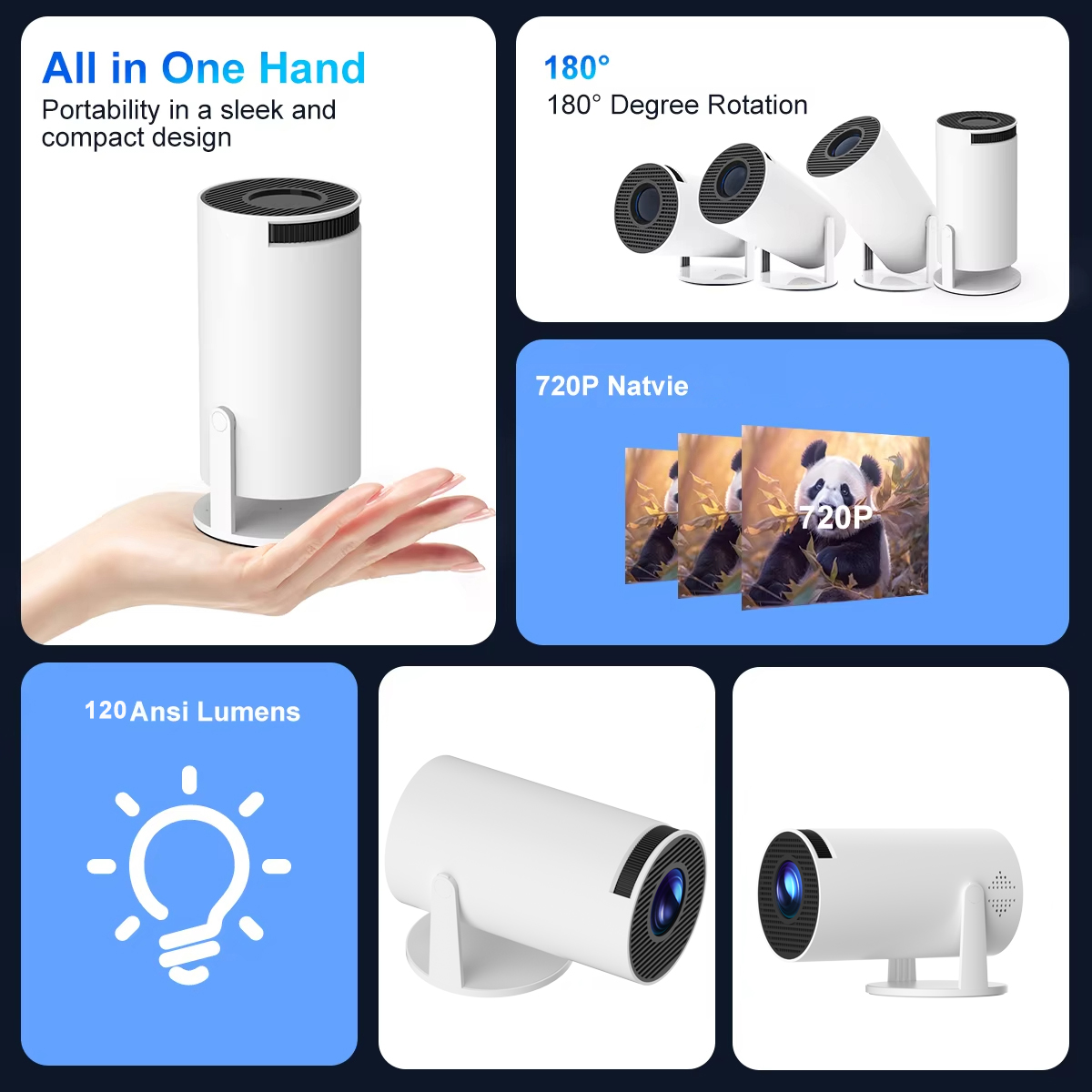 Projector For Android 12 Wifi  - Home Cinema Setup review and price