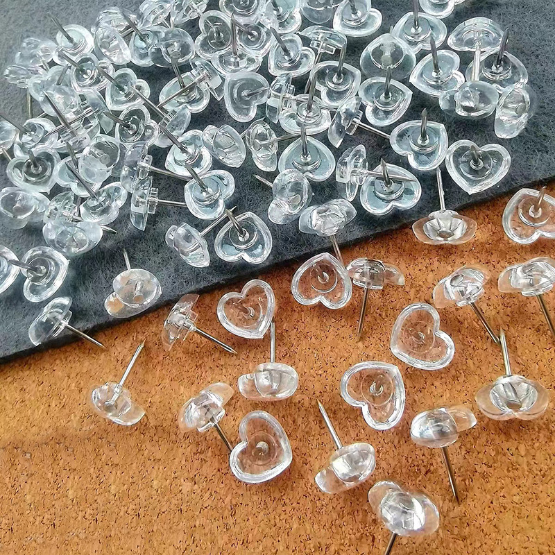 100 pcs Transparent love heart - Home Cinema Wall Panels review and price
