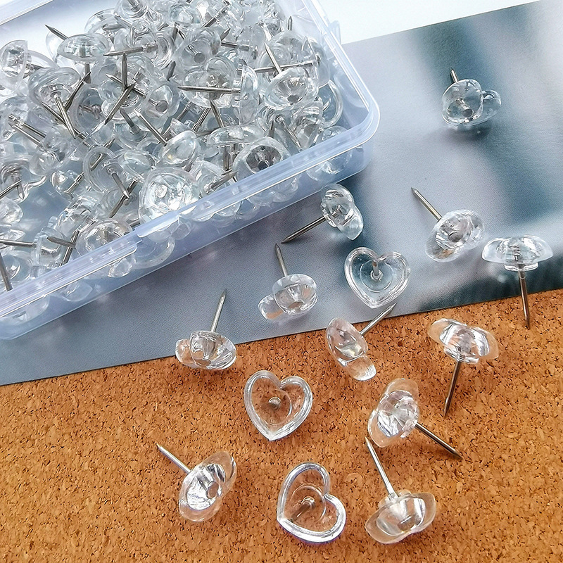 100 pcs Transparent love heart - Home Cinema Wall Panels review and price