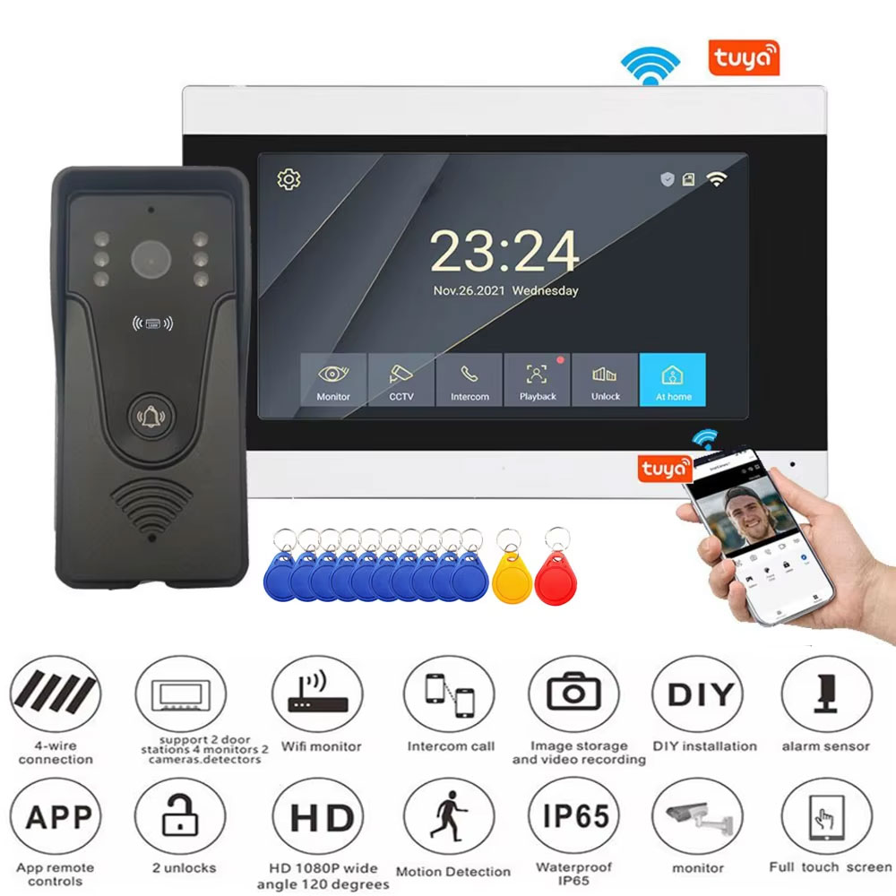 Tuya 1080P 7 Inch Color Touch  - Home Cinema Wall Panels review and price